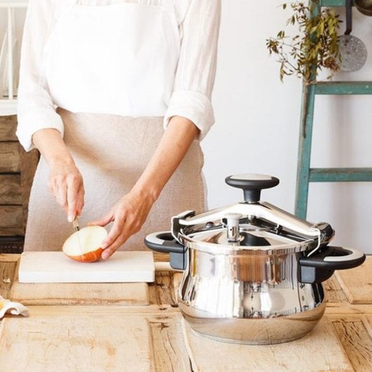 Olla à pression BRA New Star A185501 4,5L Acier inoxydable 22cm Induction