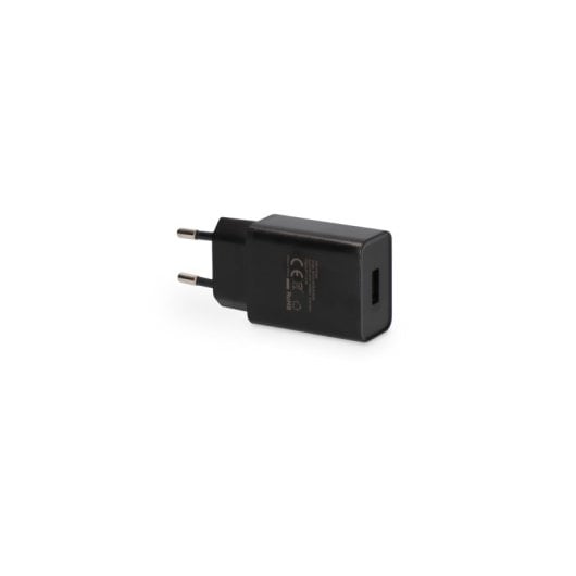 Ksix 10 W Cargador De Red, Usb-a + Cable Usb-a A Micro-usb 1 M, Negro