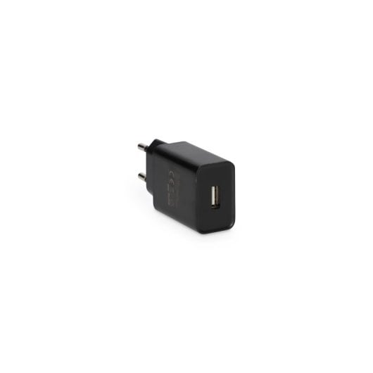 Ksix 10 W Cargador De Red, Usb-a + Cable Usb-a A Micro-usb 1 M, Negro