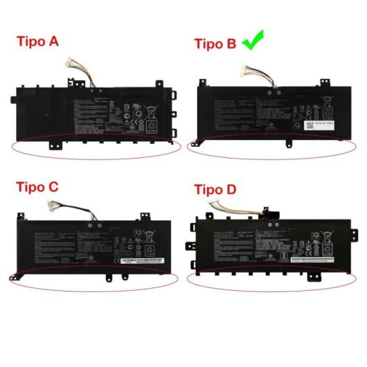 Laptop-Akku Asus Vivobook 14 F412da F412dk F412fa F412fj B21n1818-2 7,7 V