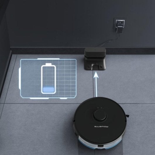 Robot Aspirapolvere e Lavapavimenti Rowenta X-Plorer Serie 75 S Navigazione Laser Controllo App e Voce