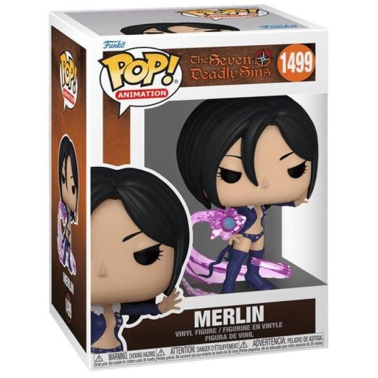Figura coleccionable Funko Pop Merlin Seven Deadly Sins vinilo multicolor 10 cm