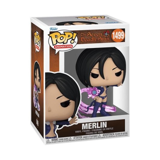 Figura coleccionable Funko Pop Merlin Seven Deadly Sins vinilo multicolor 10 cm