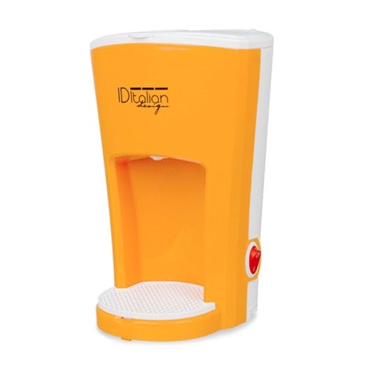 Italian Design Total Funny Pro Cafeteira de Gotejamento 1 Serviço Laranja/Branca