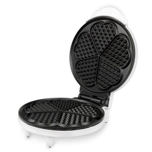 Gaufrier Italian Design SWEET HEARTS Waffle Maker 850W Cœur Blanc Thermostat