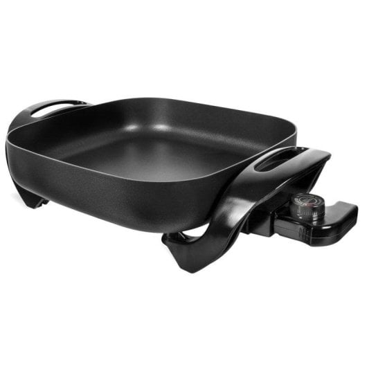 Parrilla elétrica Italian Design IDECUCOOK01 1500W tampa removível 30x30cm preta