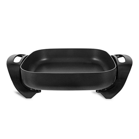 Parrilla elétrica Italian Design IDECUCOOK01 1500W tampa removível 30x30cm preta