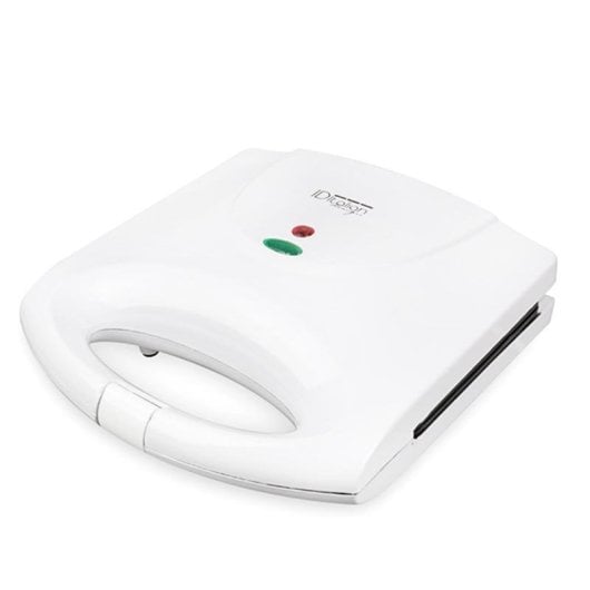 Sandwichera Italian Design IDECUBREAK02 650W Blanc Inox 2 sandwiches