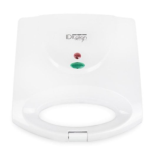 Sandwichera Italian Design IDECUBREAK02 650W Blanc Inox 2 sandwiches