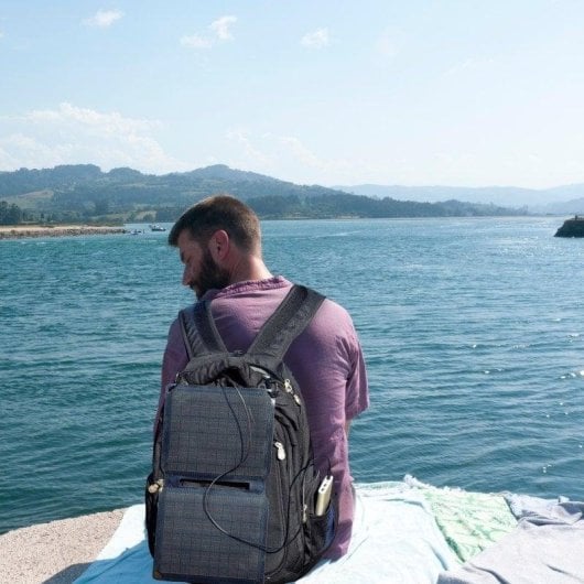 Muvit For Change Cargador Solar Plegable 10W Negro