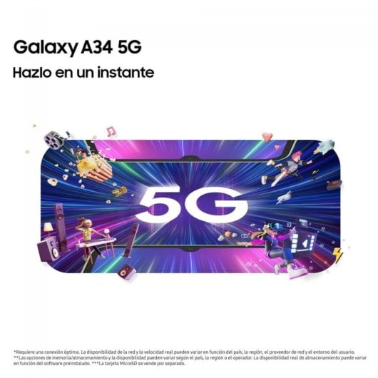 Samsung Galaxy A34 5G 8/256GB Verde Libre