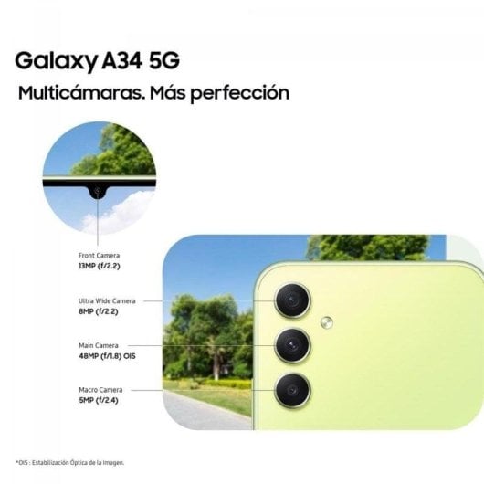 Samsung Galaxy A34 5G 8GB 256GB 6.6" Vert