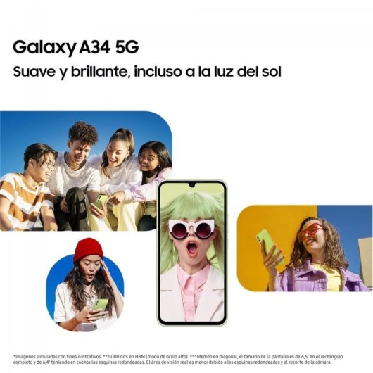 Samsung Galaxy A34 5G 8/256 GB Verde Gratis