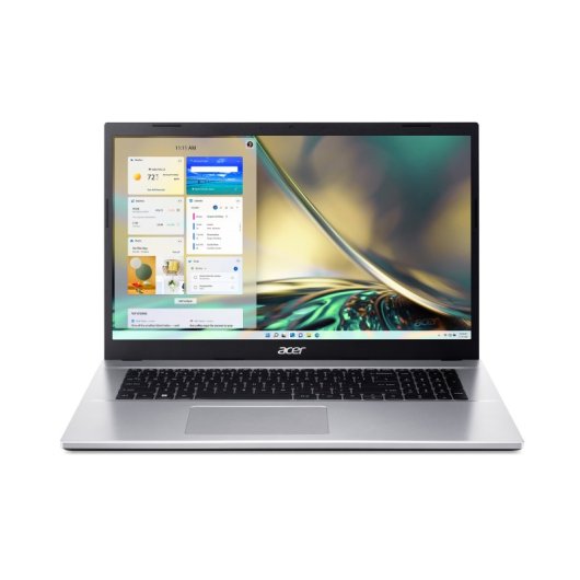 Acer Aspire 3 A317-54 Computer portatile 43,9 cm (17.3") Full HD Intel® Core™ i3 i3-1215U 8 GB DDR4-SDRAM 512 GB SSD Wi-Fi 5 (802.11ac) Windows 11 Home Argento