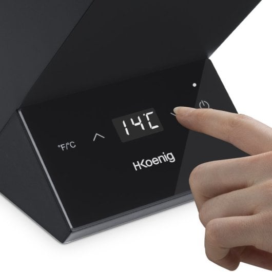 HKoenig LVX26 Refrigerador de Vinho até 9cm de Diâmetro com Controlo Digital 72W Preto