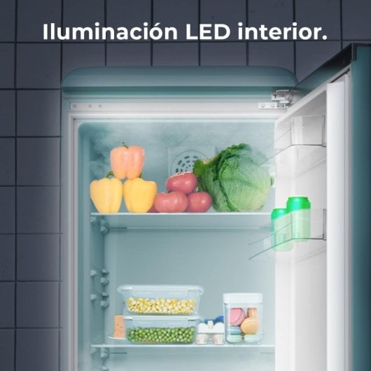 Cecotec Bolero CoolMarket Combi Origin 300 Green Frigorífico Combi Retro 300L E Verde