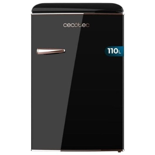Frigorífico Mini Cecotec Bolero CoolMarket TT Origin 110 Black E Defrost 90cm 110L E Preto LED Icebox Retro