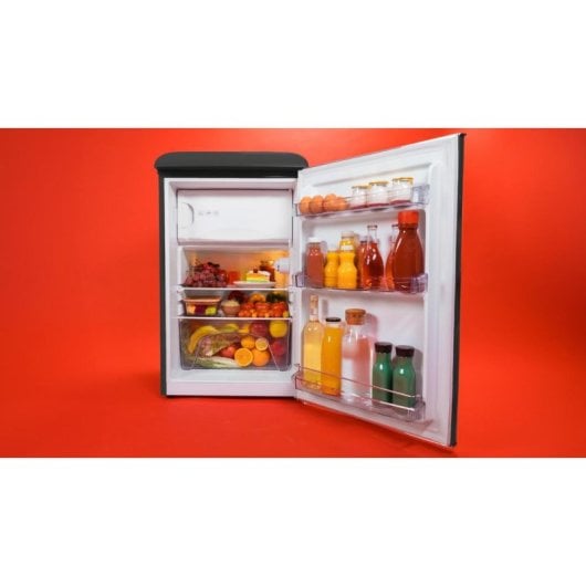 Frigorífico Mini Cecotec Bolero CoolMarket TT Origin 110 Black E Defrost 90cm 110L E Preto LED Icebox Retro