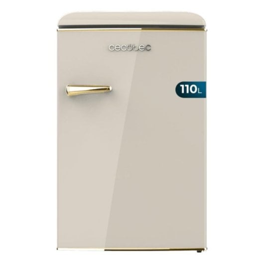 Frigorífico Mini Cecotec Bolero CoolMarket TT Origin 110 Defrost 90cm 110L E Bege Iluminação LED