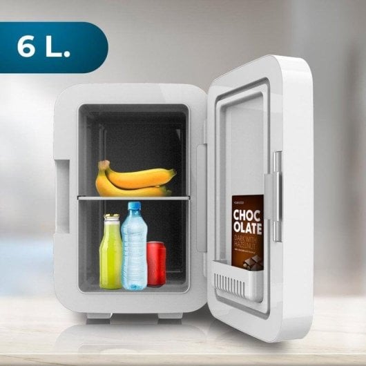 Frigorífico Cecotec Bolero MiniCooling 6L Bahamas Red 12V-220V Compacto