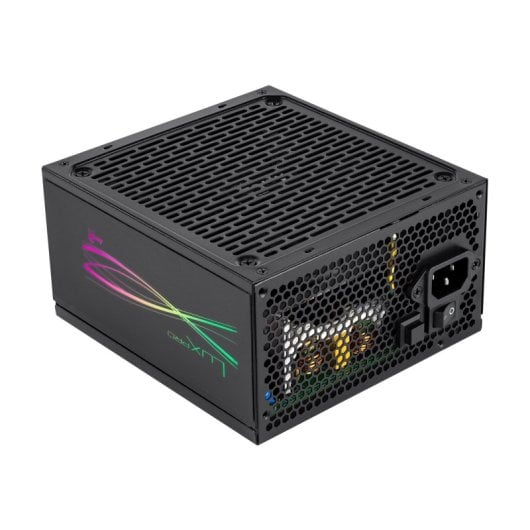 Aerocool LUXPRORGB1000M Fonte de Alimentação Semi-Modular RGB 1000W 80Plus Gold +90% ATX3.0 Pcie5.0