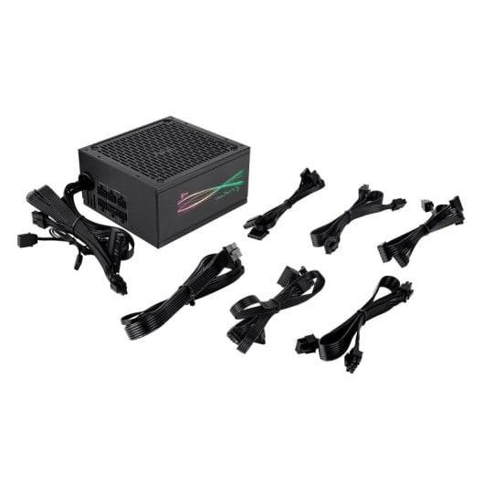 Aerocool LUXPRORGB850M Fuente Alimentación Semi-modular RGB 850W 80plus Bronze +88% ATX 3.0 Pcie 5.0