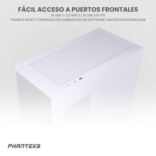 Phanteks XT View Verre Trempé USB 3.0 Blanc