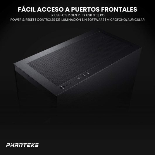 Phanteks XT View Vetro temperato USB 3.0 Nero