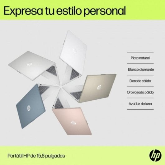 Portátil HP 15-fd0036ns 15.6" Intel Core i3-N305 8GB 256GB SSD Full HD Windows 11 Branco