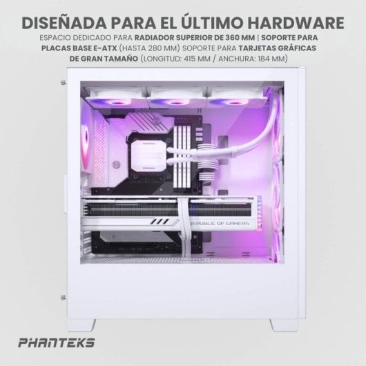 Phanteks XT Pro Ultra Vidro Temperado USB 3.2 Branca