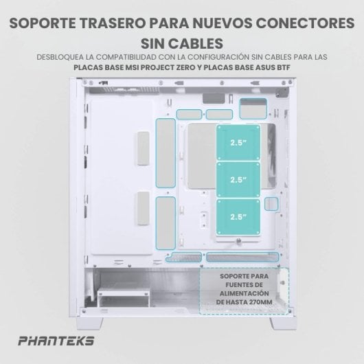 Phanteks XT Pro Ultra Vidro Temperado USB 3.2 Branca