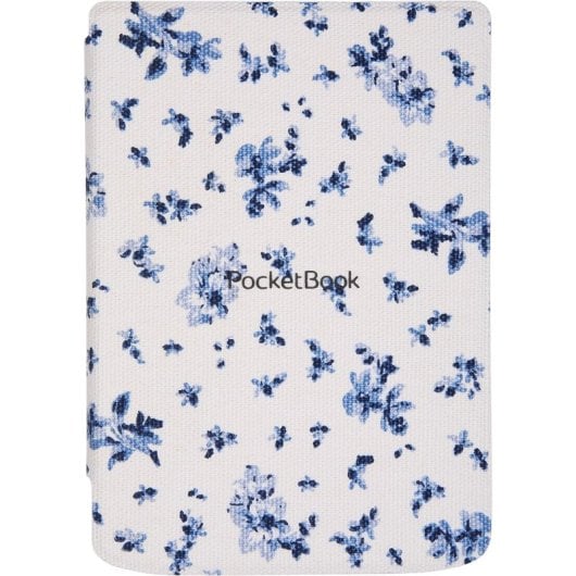 Portafoglio H-S-634-F-WW Custodia con stampa di fiori blu per ebook da 6".