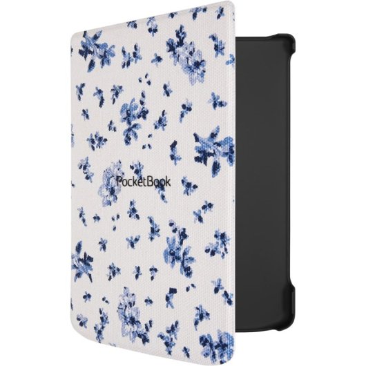 Pocketbook H-S-634-F-WW Pochette imprimée fleurs bleues pour ebook 6"