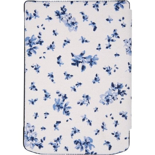 Portafoglio H-S-634-F-WW Custodia con stampa di fiori blu per ebook da 6".