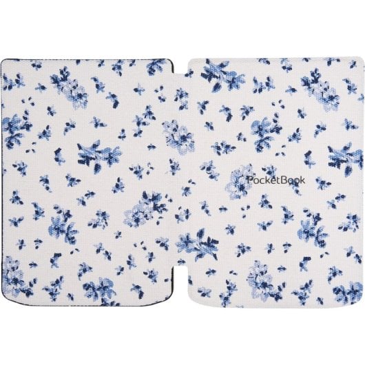 Pocketbook H-S-634-F-WW Pochette imprimée fleurs bleues pour ebook 6"