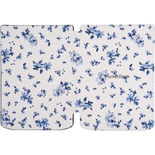 Portafoglio H-S-634-F-WW Custodia con stampa di fiori blu per ebook da 6".