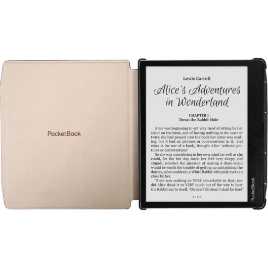 Étui marron Pocketbook 700 pour livre électronique ERA 7"
