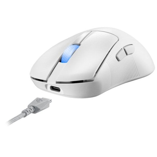 Mouse da gioco wireless ASUS ROG Keris II Ace 42000 DPI bianco