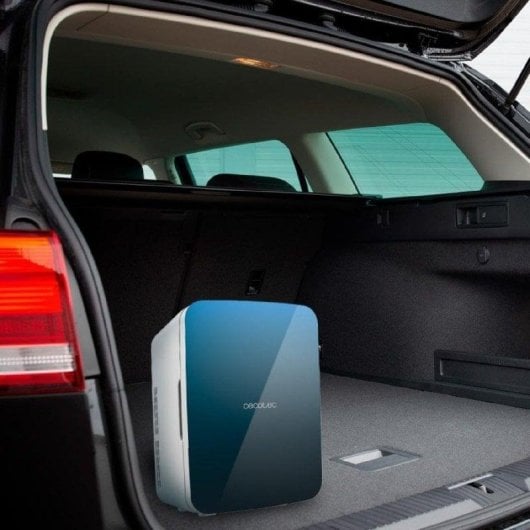 Frigorífico Mini Cecotec Bolero MiniCooling 10L Bahamas Pat 1 Defrost 33cm 10L E Azul Blanco