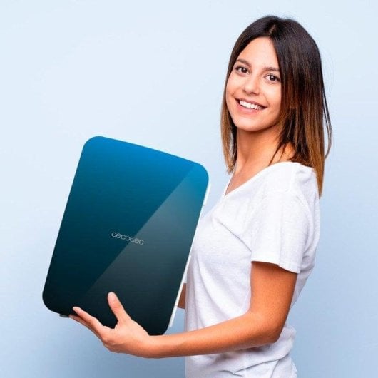 Frigorífico Mini Cecotec Bolero MiniCooling 10L Bahamas Pat 1 Defrost 33cm 10L E Azul Blanco