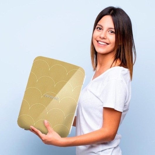 Frigorifero Cecotec Bolero MiniCooling 10L Bahamas Pat 2 Gold 12-220V 29dB