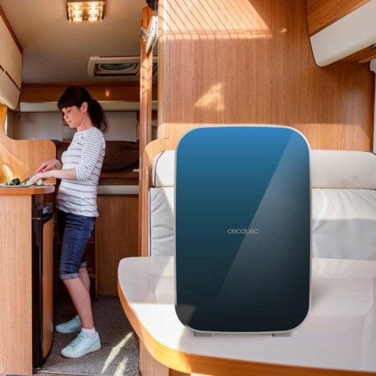 Frigorifero Cecotec Bolero MiniCooling 25L Bahamas Pat 1 12V-220V Blu Silenzioso