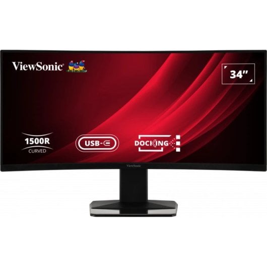ViewSonic VG3419C 34" LED VA UltraWide QHD 120Hz FreeSync Premium Curvo USB-C