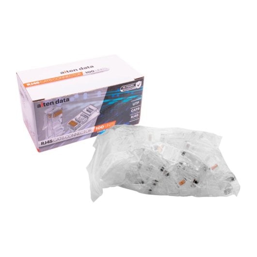 Conector de dados Aiten Data AI80.06.106 RJ45 UTP Cat6 100 unidades