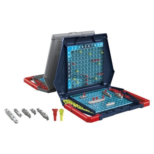 Hasbro Gaming Sink The Fleet Versão multilíngue do jogo de tabuleiro