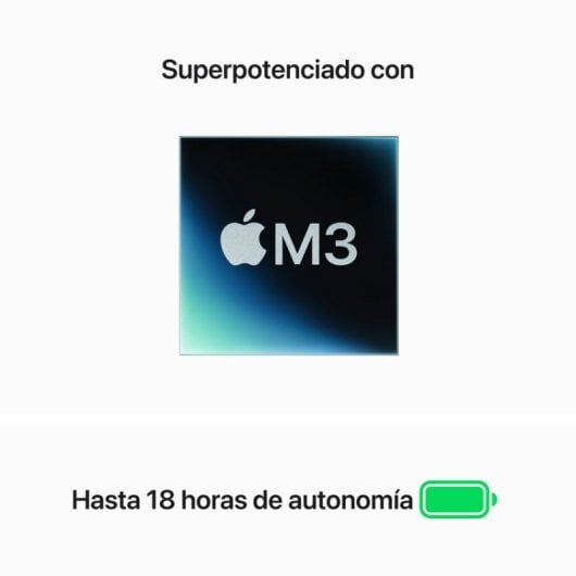 Apple MacBook Air Apple M3/8GB/512GB SSD/GPU 10 Núcleos/13.6" Gris Espacial