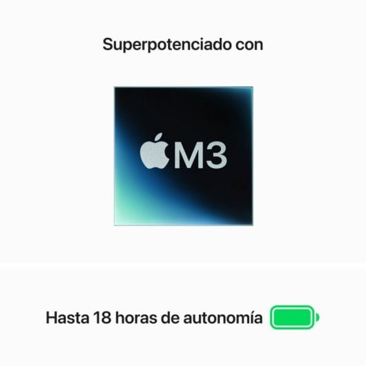 Apple MacBook Air Apple M3/8GB/256GB SSD/GPU 10 Núcleos/15.3" Medianoche