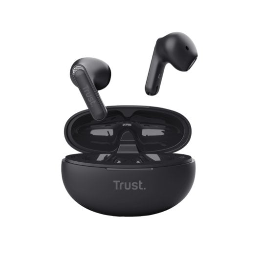 Affidati alle cuffie Bluetooth Yavi ENC con custodia di ricarica / nere