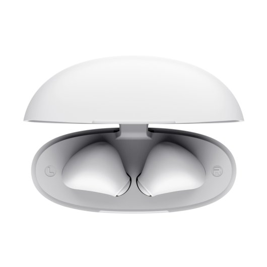 Affidati alle cuffie Bluetooth Yavi ENC con custodia di ricarica/bianco