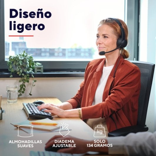 Trust HS-201 Headset USB com Microfone Preto